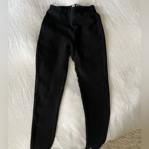 TOTEME BASIC BLACK LEGGINGS